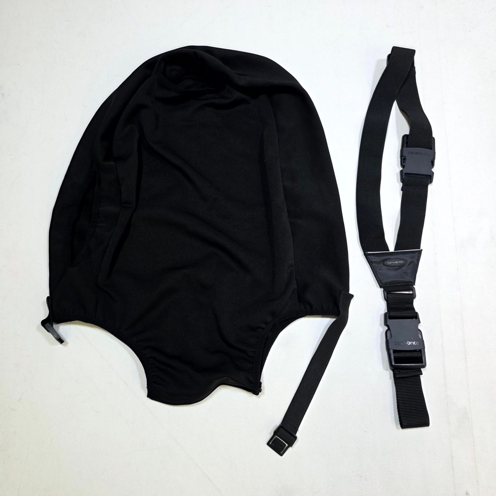 Samsonite Luggage Strap & Artone Suitcase Cover Small Black Travel Accessories